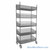 Wire Basket Shelving on Wheels, 18" W x 36" D