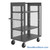 Wire Mesh Cart, 36.5" W x 24.5" D, 2 Shelves
