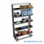 Cart with Removable Trays, 24" Deep, 5 Trays, 3" Closed Tray Fronts