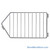 Wire Dividers 0.5''W x 20''D x 9''H - 209DC