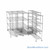 Pull Out Stainless Steel Wire Shelving, 102" W x 72" D x 79" H, 5 Pull-Out Units, 18" Shelf Depth