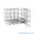 Pull Out Stainless Steel Wire Shelving, 123" W x 72" D x 91" H, 6 Pull-Out Units, 18" Shelf Depth