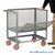 Industrial Storage Carts, 36" W x 24" D x 40" H, Four Sided With Drop Down Gate, Mesh Sides Industrial Storage Carts, 36" W x 24" D x 40" H, Four Sided With Drop Down Gate, Mesh Sides