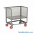 Industrial Storage Carts, 32" W x 18" D x 40" H, Three Sided, Mesh Sides