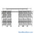 Top Track Shelving, 168" W x 48" D x 86" H, 48"W x 24"D Shelf Dimensions, 4 Adjustable Shelfs