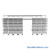 Top Track Shelving, 228" W x 60" D x 86" H, 60"W x 24"D Shelf Dimensions, 5 Adjustable Shelfs