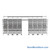 Top Track Shelving, 240" W x 60" D x 86" H, 60"W x 24"D Shelf Dimensions, 6 Adjustable Shelfs