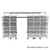 Top Track Shelving, 168" W x 72" D x 86" H, 72"W x 24"D Shelf Dimensions, 6 Adjustable Shelfs
