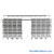 Top Track Shelving, 204" W x 48" D x 86" H, 48"W x 18"D Shelf Dimensions, 6 Adjustable Shelfs