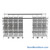Top Track Shelving, 180" W x 72" D x 86" H, 72"W x 18"D Shelf Dimensions, 6 Adjustable Shelfs