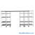 Top Track Shelving, 180" W x 48" D x 86" H, 48"W x 24"D Shelf Dimensions, 4 Adjustable Shelfs