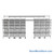 Top Track Shelving, 216" W x 60" D x 86" H, 60"W x 24"D Shelf Dimensions, 5 Adjustable Shelfs