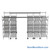 Top Track Shelving, 168" W x 60" D x 86" H, 60"W x 24"D Shelf Dimensions, 5 Adjustable Shelfs