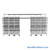 Top Track Shelving, 204" W x 48" D x 86" H, 48"W x 24"D Shelf Dimensions, 6 Adjustable Shelfs