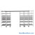 Top Track Shelving, 180" W x 48" D x 86" H, 48"W x 24"D Shelf Dimensions, 7 Adjustable Shelfs