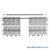 Top Track Shelving, 204" W x 60" D x 86" H, 60"W x 18"D Shelf Dimensions, 4 Adjustable Shelfs