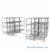 High Density Wire Shelving, 192" W x 96" D x 77" H, 8 Shelves, 36" Shelf Depth