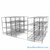 High Density Wire Shelving, 144" W x 108" D x 77" H, 8 Shelves, 18" Shelf Depth