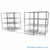 High Density Wire Shelving, 192" W x 48" D x 77" H, 8 Shelves, 36" Shelf Depth