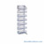 Wire Basket Shelving, 17.38" W x 12" D x 70" H, Adder Unit, Includes Sloped Dust Shelf, Without Casters