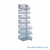 Wire Basket Shelving, 17.38" W x 18" D x 70" H, Adder Unit, Without Dust Shelf, Includes Casters