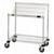 Slanted Wire Shelf Cart, 36" W x 18" D x 40" H
