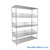 Wire Basket Storage Shelves, 36" W x 24" D x 63" H
