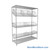 Wire Basket Storage Shelves 48''W x 24''D x 63''H - 2448BC6C