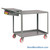 Mobile Picking Cart, 36" W x 24" D, 2 Shelves, Flush Top & 1.5" Bottom Shelf, 5" Polyurethane Casters, Writing Shelf & Storage Pocket Mobile Picking Cart, 36" W x 24" D, 2 Shelves, Flush Top & 1.5" Bottom Shelf, 5" Polyurethane Casters, Writing Shelf & Storage Pocket