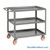 Mobile Picking Cart, 36" W x 24" D, 3 Shelves, 1.5" Retaining Lip, 5" Polyurethane Casters, No Writing Shelf Mobile Picking Cart, 36" W x 24" D, 3 Shelves, 1.5" Retaining Lip, 5" Polyurethane Casters, No Writing Shelf