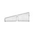 Wire Basket Divider, 10" W x 24" D x 6" H