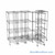 Pull Out Wire Shelving, 51" W x 36" D x 79" H, 36" Shelf Depth, 5 Total Units, Chrome