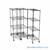 Pull Out Wire Shelving, 21" W x 36" D x 79" H, 36" Shelf Depth, 3 Total Units, Black Epoxy