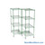 Pull Out Wire Shelving, 39" W x 72" D x 79" H, 36" Shelf Depth, 2 Total Units, Green Epoxy