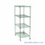Pull Out Wire Shelving, 39" W x 48" D x 79" H, 36" Shelf Depth, 1 Total Unit, Green Epoxy