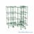 Pull Out Wire Shelving, 93" W x 60" D x 79" H, 36" Shelf Depth, 4 Total Units, Green Epoxy