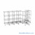 Pull Out Wire Shelving, 159" W x 60" D x 79" H, 36" Shelf Depth, 6 Total Units, Chrome, 3686-6
