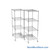 Pull Out Wire Shelving, 102" W x 72" D x 79" H, 36" Shelf Depth, 2 Total Units, Gray Epoxy, 3686-2