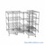 Pull Out Wire Shelving, 69" W x 72" D x 79" H, 48" Shelf Depth, 4 Total Units, Black Epoxy, 4874-4