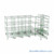 Pull Out Wire Shelving, 159" W x 72" D x 91" H, 60" Shelf Depth, 6 Total Units, Green Epoxy