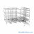 Pull Out Wire Shelving, 132" W x 48" D x 91" H, 72" Shelf Depth, 5 Total Units, Gray Epoxy