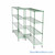 Pull Out Wire Shelving, 81" W x 60" D x 91" H, 72" Shelf Depth, 2 Total Units, Green Epoxy