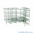 Pull Out Wire Shelving, 159" W x 48" D x 91" H, 72" Shelf Depth, 5 Total Units, Green Epoxy, 7274-5