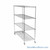 Pull Out Wire Shelving, 123" W x 36" D x 91" H, 72" Shelf Depth, 1 Total Unit, Chrome, 7286-1