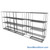 Sliding Wire Shelving, 193" W x 30" D x 78" H, 14" Shelf Depth, 1 Row, Chrome
