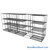 Sliding Wire Shelving, 193" W x 46" D x 78" H, 14" Shelf Depth, 2 Rows, Corrosion Resistant Zinc