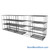 Sliding Wire Shelving, 223" W x 46" D x 78" H, 14" Shelf Depth, 2 Rows, Corrosion Resistant Zinc