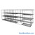 Sliding Wire Shelving, 223" W x 50" D x 78" H, 24" Shelf Depth, 1 Row, Corrosion Resistant Zinc