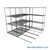 Sliding Wire Shelving, 90" W x 78" D x 78" H, 18" Shelf Depth, 3 Rows, Corrosion Resistant Zinc