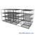 Sliding Wire Shelving, 193" W x 76" D x 78" H, 24" Shelf Depth, 2 Rows, Chrome